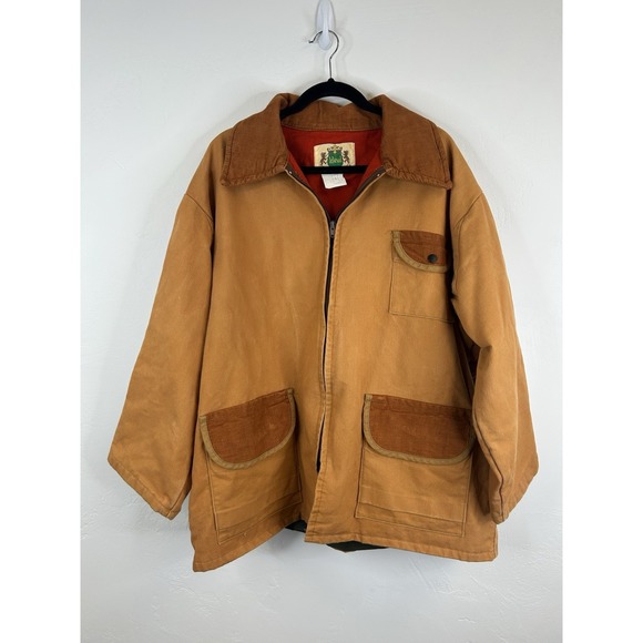ideal Other - Vintage 1977 Canvas Chore Coat Barn Jacket Hunting Outdoor Size XXL Workwear Men